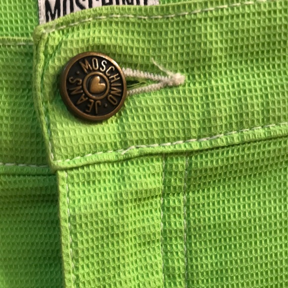 ⚡️FINAL PRICE⚡️ Moschino/Moschino Jeans Rare Vintage Lime Green Jeans - Picture 10 of 16